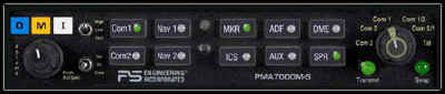 PS Engineering PM7000 Audio Panel Intercom