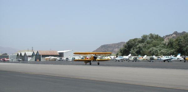 Stearman on rollout at SZP