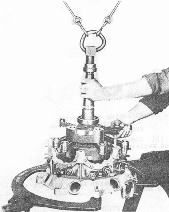 Removing Crankshaft And Connecting Rod Assembly From Crankshaft Rear Section