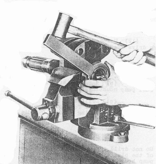 Method of Clamping Crankshaft In Bench Vise for Removal of Rear Main Bearing Retaining Nut