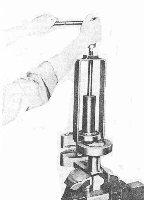 Method of Removing Rear Main Bearing From Crankshaft