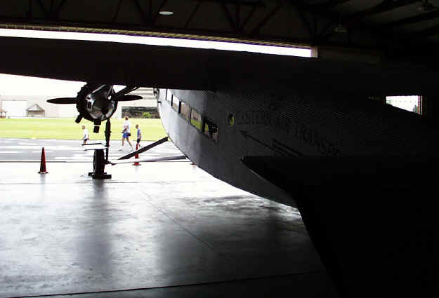 Ford Trimotor at the Pioneer Airport