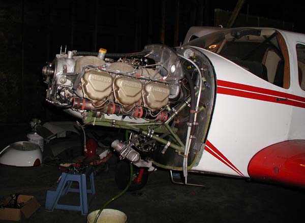 Bellanca before engine removal, no cowling